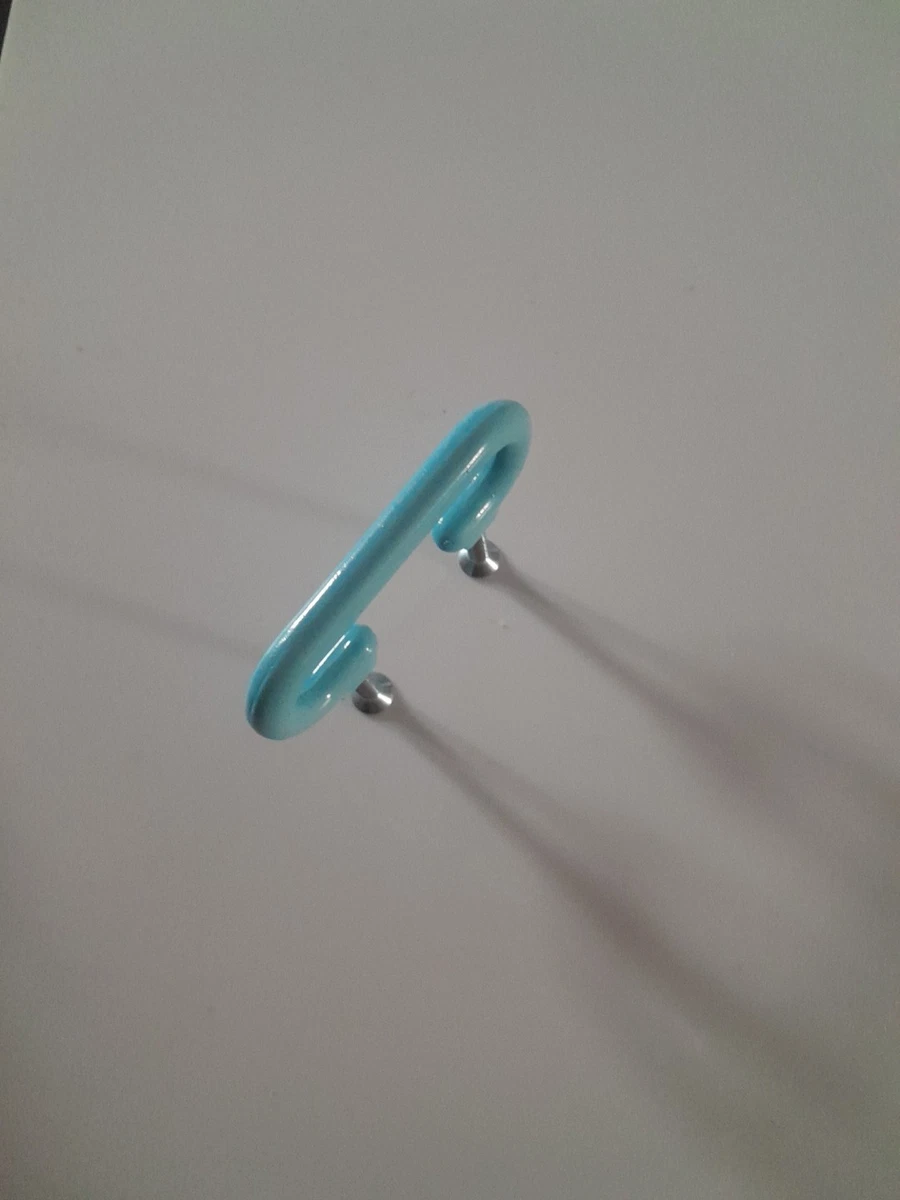 Poignée De Meuble Vintage Bleu Ciel, 65 mm