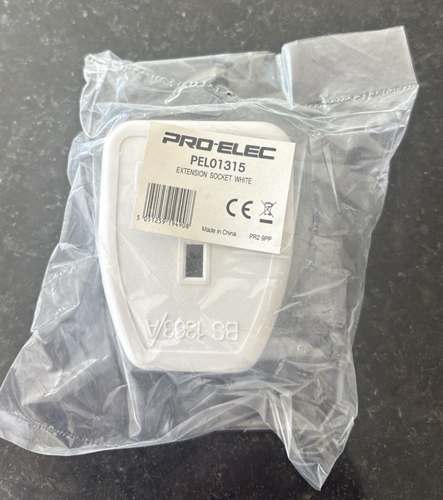10 x Pro Elec Einzelsteckdosen 13 Amp Weihnachtsbeleuchtung Verlängerungskabel Steckdosen ZEHN