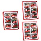 3 Sets Hanging Train Christmas Tree Suspended Ornaments Decoration