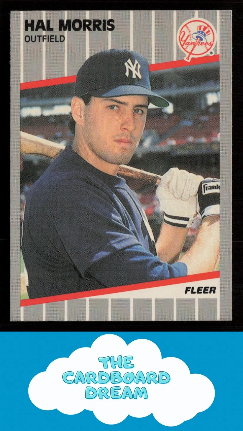 Hal Morris 1989 Fleer #260 RC Rookie New York Yankees Baseball Card