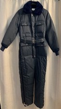 VTG WALLS Blizzard Pruf Coveralls Men  s Size Small Regular 8-10 Dark Blue