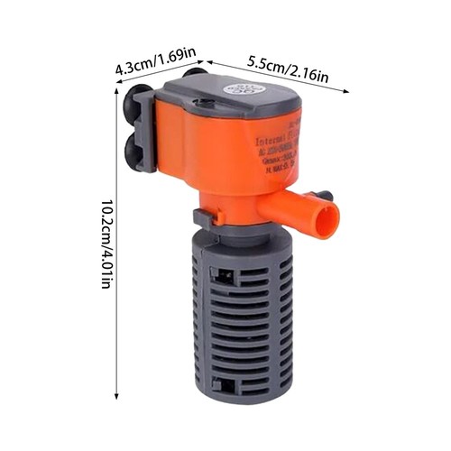 ECO 3 in 1 Fish Tank Aquarium Submersible Water Power Filter Pump 300-600L/H AU - Picture 10 of 14