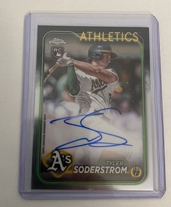 2024 Topps Chrome - Tyler Soderstrom Rookie Autograph #RA-TSO (AU, RC)