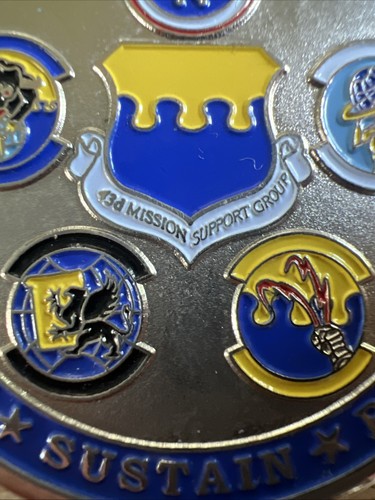 U. S. Military 43D Mission Support Group Challenge Coin #143  - Picture 9 of 12