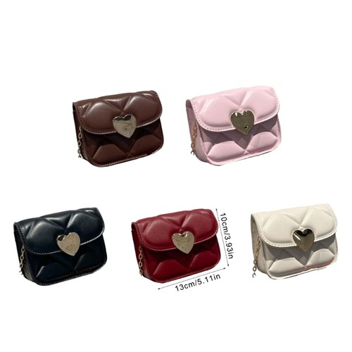 Elegant Quilted Shoulder Bag With Chain Trendy Women PU Leather Crossbody Bag - Picture 8 of 13