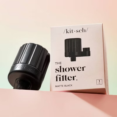 Kitsch Purifying Shower Filter - Easy-Twist Installation, Black - Bild 2 von 4