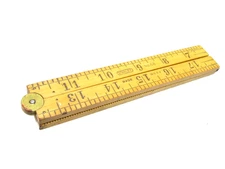 W VERY NICE VINTAGE STANLEY NO. 68 24 INCH BOXWOOD AND BRASS FOLDING RULE