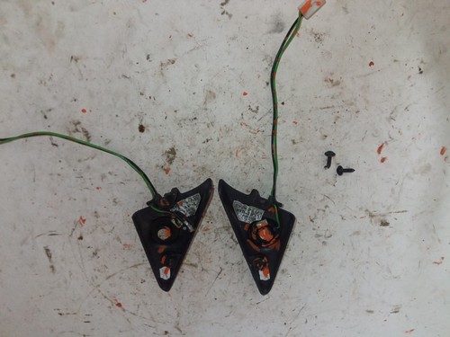 1997-2001 Jeep Cherokee XJ Infinity Gold Door Mirror Trim Bezels Tweeters OEM - Picture 10 of 13