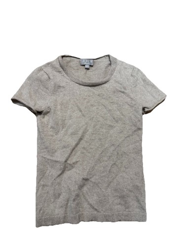 J Crew Cashmere Relaxed T-Shirt leichter Kurzarm Pullover Damen Gr. XS 