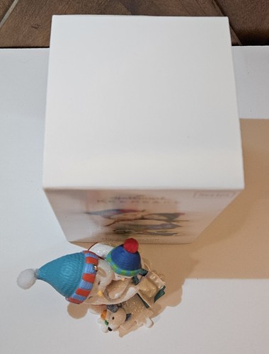 SWEETEST GIFT 2nd Making Memories 2009 Hallmark Ornament Snowman Puppy EUC - Picture 6 of 12