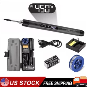 Outil de soudage sans fil de type C Kit de soudure électrique numérique en fer RechargeablCSG