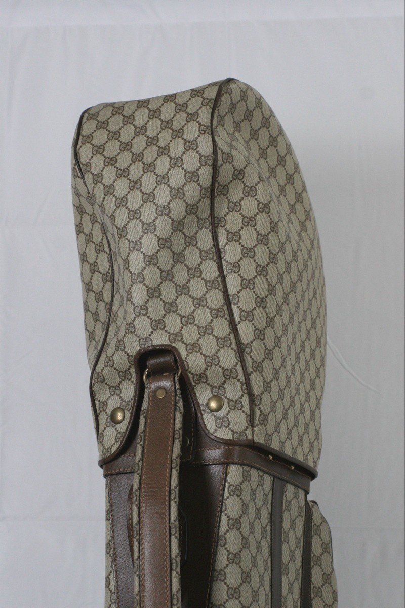 Gucci Golf Bag, Vintage Leather GG Logo Monogram, Cover