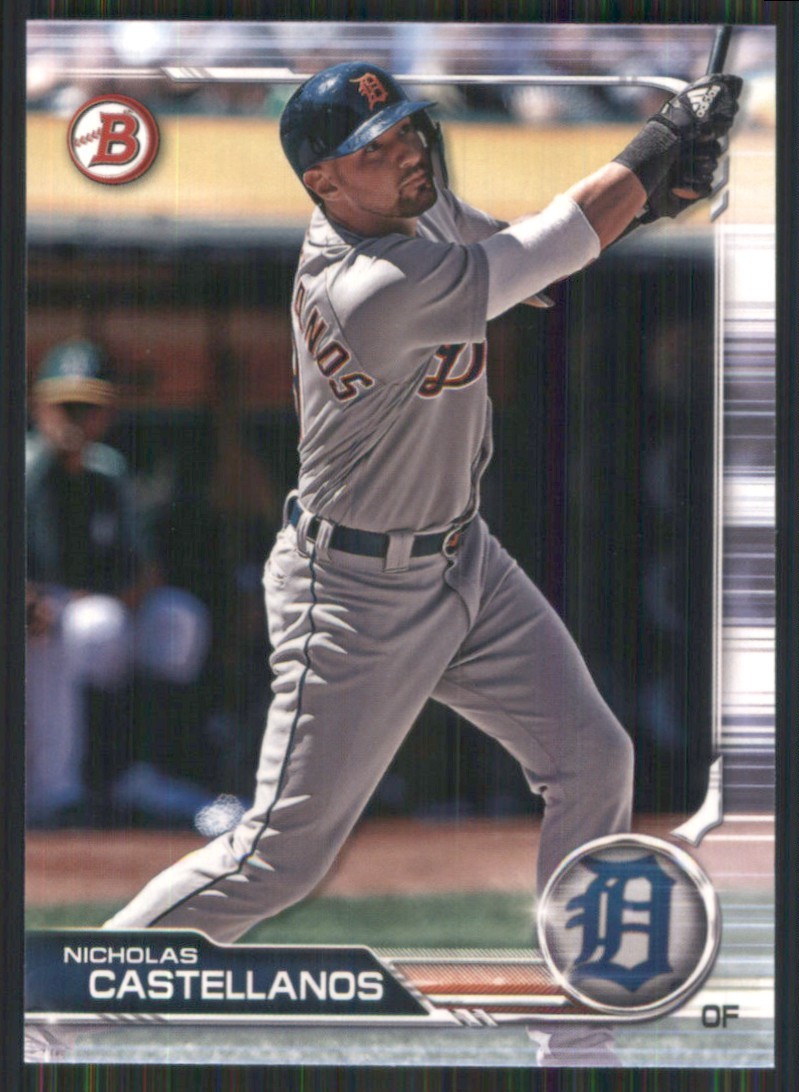 2019 Bowman #81 Nicholas Castellanos Detroit Tigers 51417