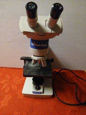 Reichert Jung 150, One-Fifty Microscope w/ 3 Objectives