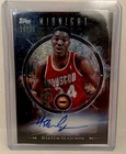 Topps Midnight Oil Marks Hakeem Olajuwon Winter Solstice Auto #MO-HO /35 Rockets