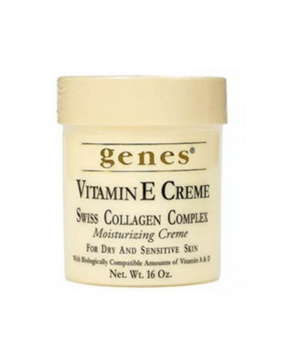 Genes Vitamin E Creme Swiss Collagen Complex  Cream 16oz FREE STANDARD SHIPPING