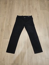 Armani Exchange J16 Black Straight Jeans - W32 L32