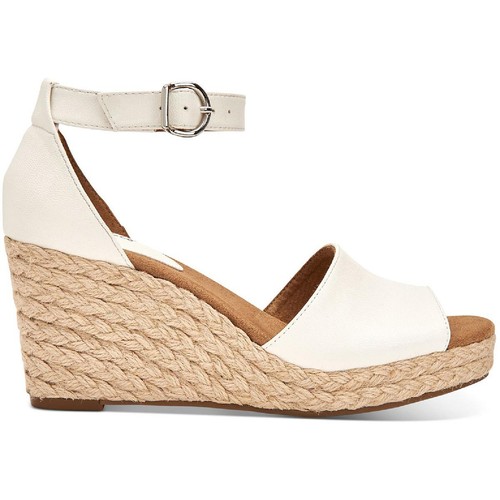 Style & Co. Womens Seleene White Wedge Sandals Shoes 10 Medium (B,M) BHFO 9546 - Picture 2 of 5