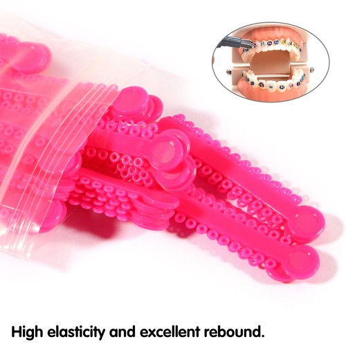 Dental Elastic Ligature Ties Orthodontic Rubber Bands O Rings1040pcs/pack - Picture 154 of 174