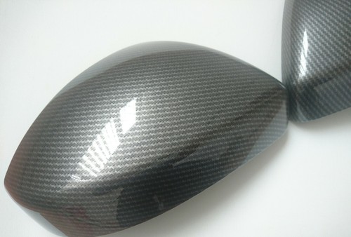 CARBON FIBRE MIRROR COVERS LAND ROVER DISCOVERY SPORT 2014+ L550 1ST & 2ND GEN - Picture 5 of 9