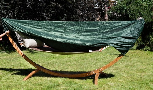 MacaMex Cubierta para Estructura de Hamaca con Hamaca Verde hasta 420 cm /... - Imagen 3 de 8