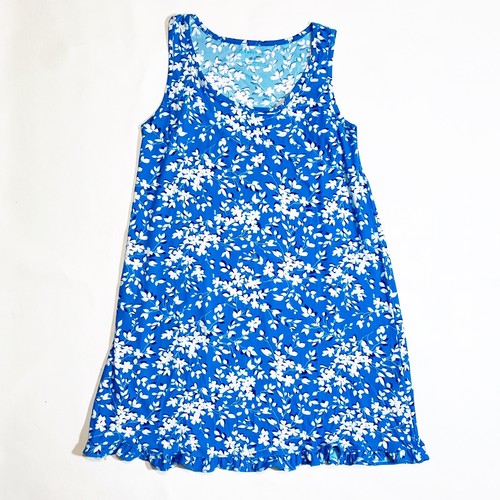 Draper James Blue & White Floral Sleeveless Stretch Dress Small Medium NEW NWT - Picture 3 of 11