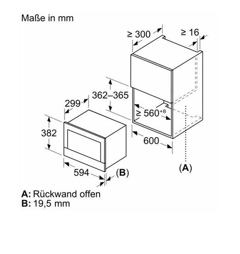 Siemens BE732L1B1 iQ700 Einbau Mikrowelle mit Grill, 59,4 cm breit, 900 W, 5 Lei - Bild 6 von 7