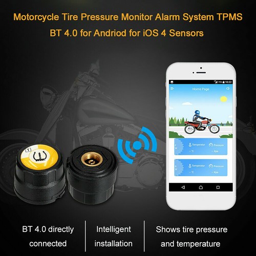 Sensor externo Bluetooth de monitoreo de presión de neumáticos para motocicleta TPMS 2 un. - Imagen 6 de 8