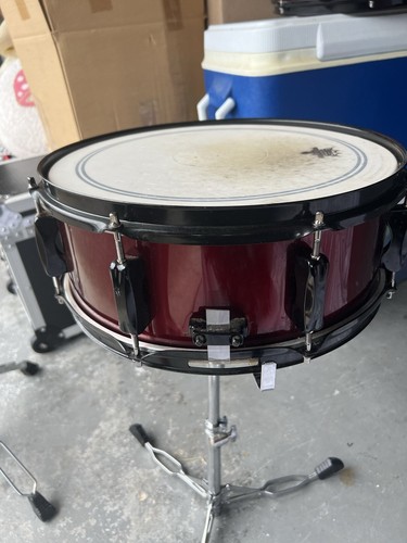 Pearl Export 13" x 11" Double Tom Drums Red / Burgundy 2Drums With Hardware - Picture 5 of 7