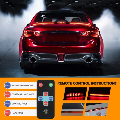 Barra de luz de freno de alerón trasero de coche LED de 50"" para Kia Forte Optima - Imagen 5 de 16