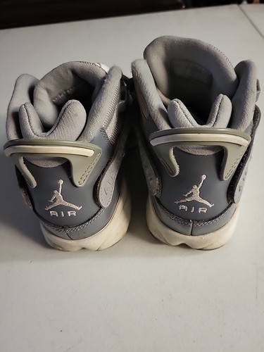 Nike Air Jordan 6 Ringe Jungen Größe 4,5y Grau Sportschuhe Turnschuhe 323419-015 - Bild 2 von 4
