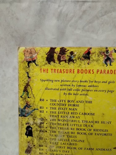 Vintage Let’s Play Nurse and Doctor Children’s Treasure Books Publication 1953 - Picture 3 of 10