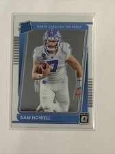 2022 Donruss Optic Rated Rookie Sam Howell RC Washington Commanders A-35