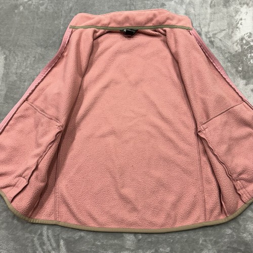 Woolrich Vest Womens Medium Pink Sleeveless Zip Up Fleece Lightweight Pockets - Picture 8 of 8
