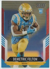 2021 Score Dots Red #319 Demetric Felton 408/460