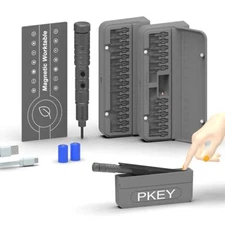 Cordless Electric Screwdriver Set Mini Electric Screwdriver 28 Magnetic Bits 3 G