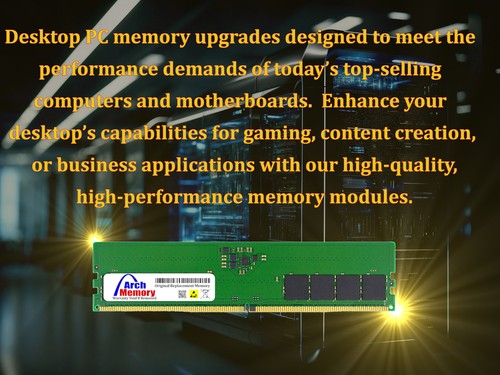 Arch Memory KVR24N17S6/4 4GB Replacement for Kingston DDR4 RAM UDIMM Desktop - Picture 2 of 6