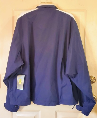 NWT Roundtree & Yorke Full Zip Jacket Men's Size XXL Navy & White Sport Warm Up - Bild 3 von 8