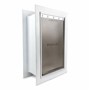 PetSafe Wall Entry Pet Door with Telescoping Tunnel Available in Small Pet Door for Dogs and Cats Medium and Large