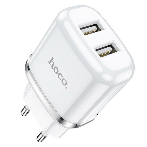USB Charger Dual With 2.4A Travel Charger Plug for IPHONE, IPAD, Samsung - Picture 3 of 7