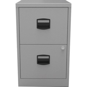 Bisley Metal Filing Cabinet 2 Drawer A4 H670xw410xd400mm For Sale