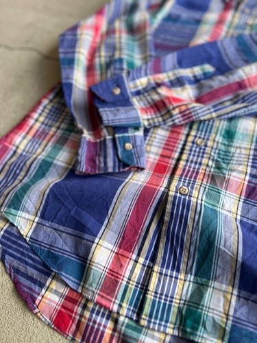 Camicia vintage Gant Fox Hunt a quadri con bottoni - Foto 4 di 5