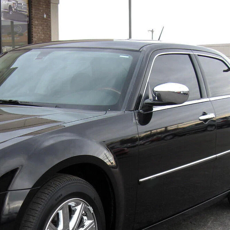 Хромированная крышка зеркала заднего вида ABS для Chrysler 300C Dodge Magnum 2005-2010 годов выпуска - Изображение 3 из 4