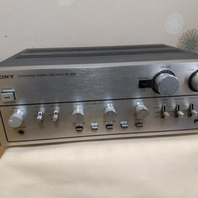 【通電、入出力確認済み】SONY TA-3650 ソニー SONY TA-3650 Integrated Stereo Amplifier Silver Working