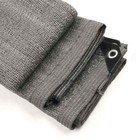 Gray HDPE Anti-UV Sunshade Canopy Balcony Courtyard Sunroom  Car Sunscreen Net