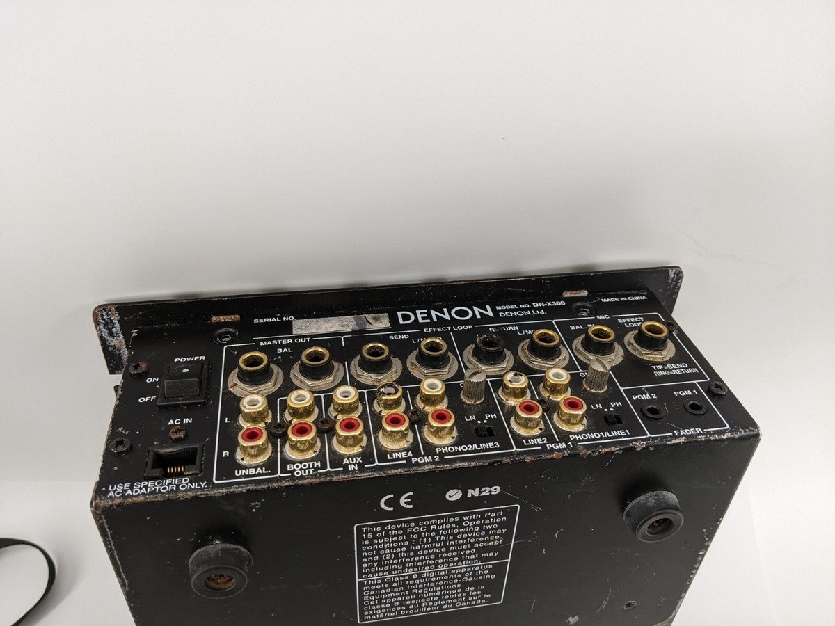 DENON DN-X300 DJ Mixer Black | eBay