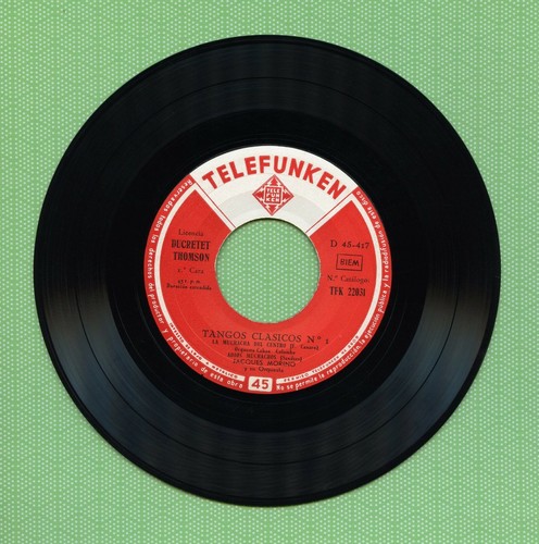 JACQUES MORINO / CAHAN-COLOMBO / TELEFUNKEN TFK 22031 Press Spain 1955 EP VG+ - Picture 5 of 5