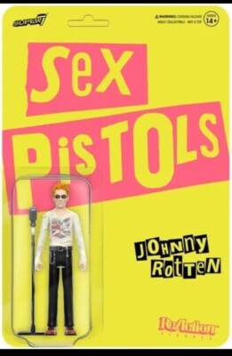 sex pistols アストアロボット peel&lift lastorgy Sex Pistols - Super7 - Sex Pistols ReAction Wave 1 Johnny Rotten