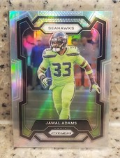 🔥🔥JAMAL ADAMS #259 2023 PANINI PRIZM SEAHAWKS Silver mint!!🔥🔥