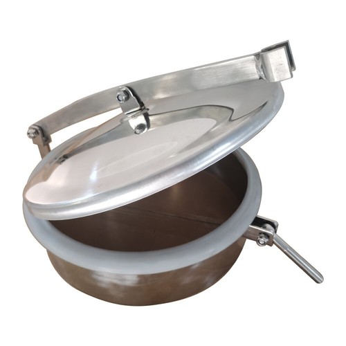 11.8''/300mm Stainless Circular Atmospheric Manhole Cover Sanitary Tank Manway - Picture 13 of 18